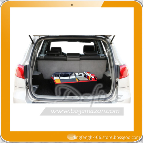 Trunk Cargo Organizer Sturdy and Collapsible with Adjustable dividers